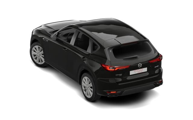 Mazda CX-60 Mazda Homura Business Edition | 12,3-inch TFT-kleurendisplay met bediening via centrale HMI Commander, touchscreen (voor Apple CarPlay / Android Auto(TM)) of voice control | 12,3-inch digitale meterset | 20-inch lichtmetalen velgen, Black
