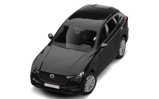 Mazda CX-60 Mazda Homura Business Edition | 12,3-inch TFT-kleurendisplay met bediening via centrale HMI Commander, touchscreen (voor Apple CarPlay / Android Auto(TM)) of voice control | 12,3-inch digitale meterset | 20-inch lichtmetalen velgen, Black