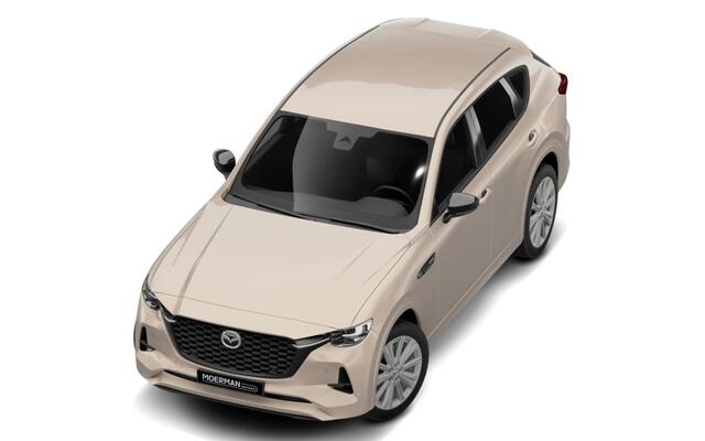 Mazda CX-60 Homura Plus | 12,3-inch TFT-kleurendisplay met bediening via centrale HMI Commander, touchscreen (voor Apple CarPlay / Android Auto(TM)) of voice control | 12,3-inch digitale meterset | 20-inch lichtmetalen velgen, Black