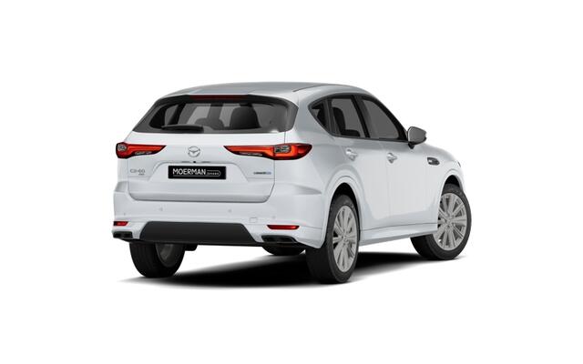 Mazda CX-60 Homura Plus | 12,3-inch TFT-kleurendisplay met bediening via centrale HMI Commander, touchscreen (voor Apple CarPlay / Android Auto(TM)) of voice control | 12,3-inch digitale meterset | 20-inch lichtmetalen velgen, Black