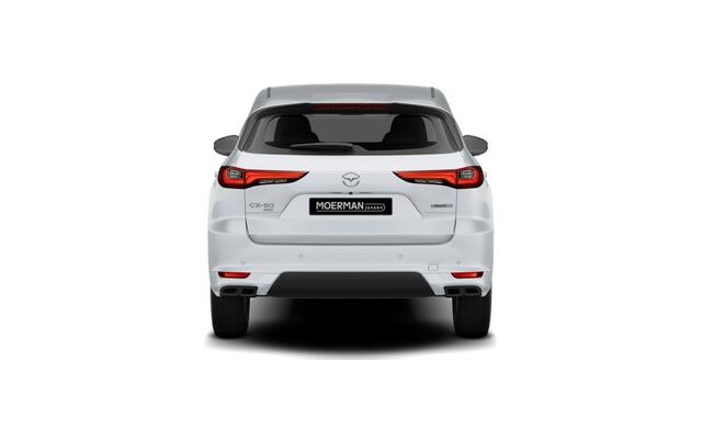 Mazda CX-60 Homura Plus | 12,3-inch TFT-kleurendisplay met bediening via centrale HMI Commander, touchscreen (voor Apple CarPlay / Android Auto(TM)) of voice control | 12,3-inch digitale meterset | 20-inch lichtmetalen velgen, Black