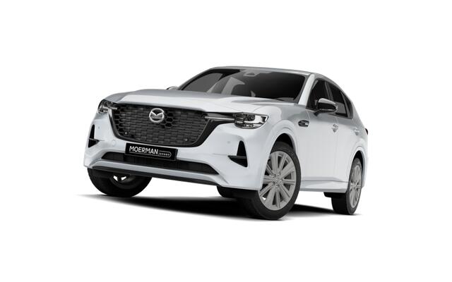 Mazda CX-60 Homura Plus | 12,3-inch TFT-kleurendisplay met bediening via centrale HMI Commander, touchscreen (voor Apple CarPlay / Android Auto(TM)) of voice control | 12,3-inch digitale meterset | 20-inch lichtmetalen velgen, Black