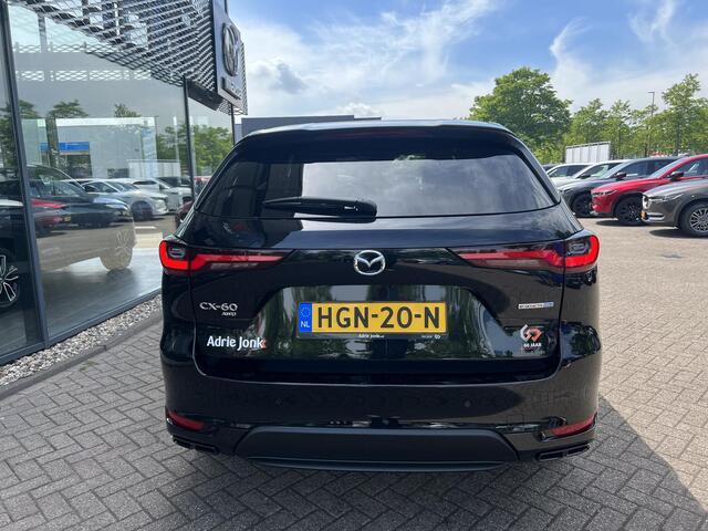 Mazda CX-60 2.5 e-SkyActiv PHEV Homura Plus | AUTOMAAT | APPLE CARPLAY | BOSE AUDIO | LEDER | DODEHOEK DETECTIE | 20 INCH LM | DEMO | * 6 JAAR FABRIEKSGARANTIE |