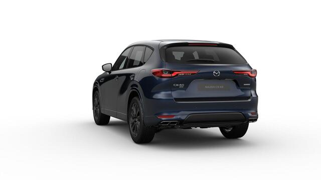 Mazda CX-60 Homura Plus | 12,3-inch TFT-kleurendisplay met bediening via centrale HMI Commander, touchscreen (voor Apple CarPlay / Android Auto(TM)) of voice control | 12,3-inch digitale meterset | 20-inch lichtmetalen velgen, Black