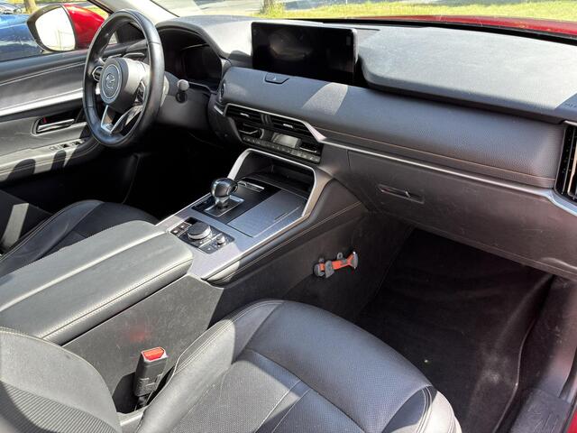 Mazda CX-60 2.5 e-SkyActiv PHEV Exclusive-Line NL-Auto, Dealer Ondh, 1e Eig., Navigatie, Apple Carplay / Android Auto, Leer, Stoelen geventileerde + Verwarmd, Trekhaak, Cruise Controle Add., A-Rij Camera