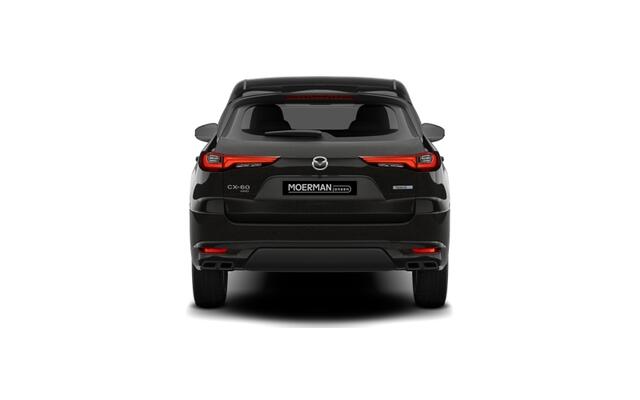 Mazda CX-60 Homura Plus | 12,3-inch TFT-kleurendisplay met bediening via centrale HMI Commander, touchscreen (voor Apple CarPlay / Android Auto(TM)) of voice control | 12,3-inch digitale meterset | 20-inch lichtmetalen velgen, Black