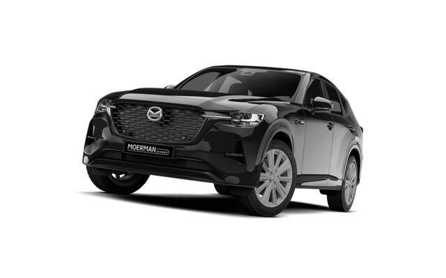Mazda CX-60 Homura Plus | 12,3-inch TFT-kleurendisplay met bediening via centrale HMI Commander, touchscreen (voor Apple CarPlay / Android Auto(TM)) of voice control | 12,3-inch digitale meterset | 20-inch lichtmetalen velgen, Black