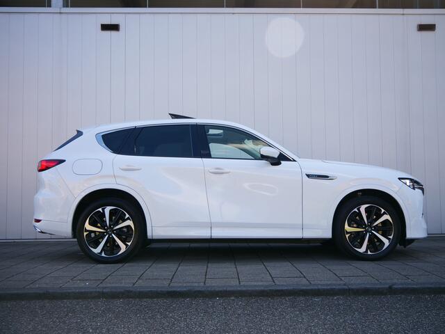 Mazda CX-60 2.5 e-SkyActiv PHEV Takumi 327 Pk Automaat Leer / Schuifdak / 360 Camera / Navi / DAB / Apple Carplay