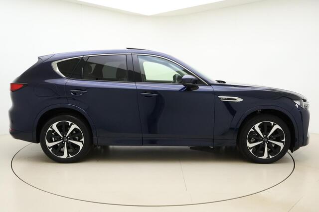 Mazda CX-60 2.5 e-SkyActiv PHEV Takumi 8-Traps Automaat | Panoramadak | Leer | 360 camera | Adaptive cruise | Navigatie | Stoel- stuurverwarming |Elektrische achterklep | Keyless | 20"LMV
