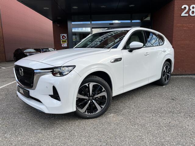Mazda CX-60 2.5 e-SkyActiv PHEV Takumi // FULL OPTIONS // SCHUIF-KANTELDAK // ELEK.KLEP // ADAPT. CRUISE // LEDER+GEHEUGEN STOELEN // STOELVERKOELING-VERWARMING // WEGKLAPBARE TREKHAAK //