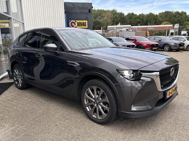 Mazda CX-60 2.5 e-SkyActiv PHEV Exclusive-Line NL-Auto, 1e Eig. Trekhaak, Dealer Onderh., Navigatie, Apple Carplay/ Android Auto, Leer, Stoel verwarm., Stoel ventilatie,. Electr. A. Klep., Cruise Controle Add.