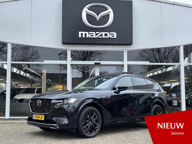 Mazda CX-60 2.5 e-SkyActiv PHEV Homura 1e Eig., Dealer Ondh., Navigatie, Apple Carplay/ Android Auto, 360 Camera, Head-up Display, Pano.dak, Leer, Stoel verw., Stoel ventilatie, Stuur verwarming, Bose.