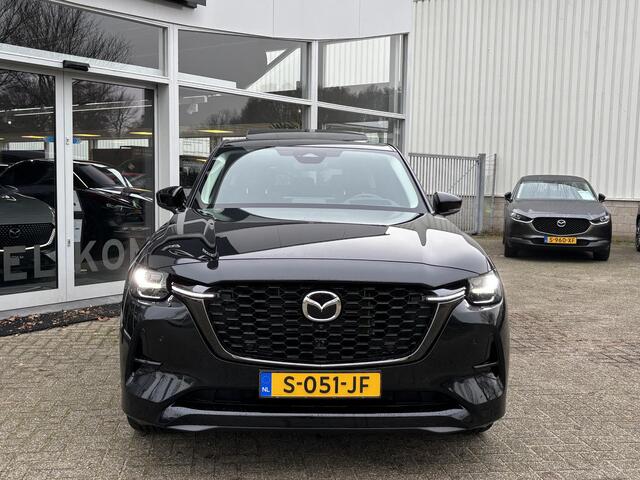 Mazda CX-60 2.5 e-SkyActiv PHEV Homura 1e Eig., Dealer Ondh., Navigatie, Apple Carplay/ Android Auto, 360 Camera, Head-up Display, Pano.dak, Leer, Stoel verw., Stoel ventilatie, Stuur verwarming, Bose.