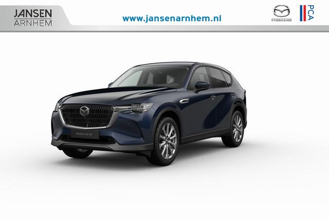 Mazda CX-60 Exclusive-Line Business Edition | 12,3-inch TFT-kleurendisplay met bediening via centrale HMI Commander, touchscreen (voor Apple CarPlay / Android Auto(TM)) of voice control | 12,3-inch digitale meterset | 20-inch lichtmetalen velgen, Silver