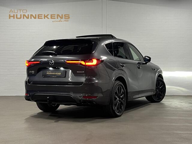 Mazda CX-60 2.5 e-SkyActiv PHEV Homura Trekhaak | Open dak | Adapt. cruise | 360 camera | Stoelventilatie | Stoel-/stuurverwarming | Head-up