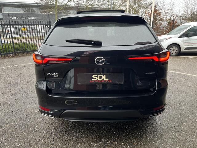 Mazda CX-60 2.5 e-SkyActiv PHEV Takumi+ 4 OPTION PACKS // FAB. Garantie tot 13-9-2028 // FULL OPTIONS // SCHUIF-KANTELDAK // ELEK.KLEP // ADAPT. CRUISE // LEDER+GEHEUGEN STOELEN // STOELVERKOELING-VERWARMING //