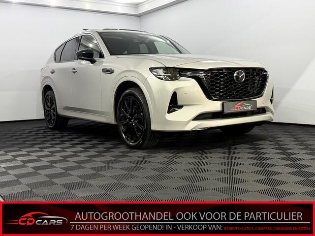 Mazda CX-60 2.5 e-SkyActiv PHEV Homura Plus Panoramadak, Leder, 360 Camera, Head-up display, Memory stoelen, Bose geluidsysteem, Keyless start, Virtual desk