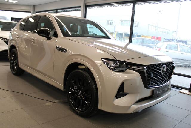 Mazda CX-60 2.5 e-SkyActiv PHEV 327PK Homura Business Edition , Nieuwe Auto, 10 KM, Voorraadvoordeel ¤ 4.744-, Leder, Adap.Cruise, Bose, Navi, Apple Carplay, 360 Camera, HUD, Stoelverwarming/ventilatie, LMV 20 Inch