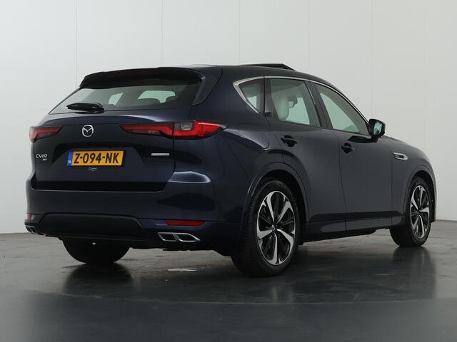 Mazda CX-60 2.5 e-SkyActiv PHEV Takumi | Panoramadak | LED | Ele.verstelbare stoelen + geheugen | Stoelverwarming V + A | HUD | Navigatie | DAB | Stoelkoeling | Adaptieve Cruise Control |