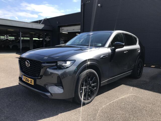 Mazda CX-60 2.5 e-SkyActiv PHEV 327 PK Homura , Automaat, Trekhaak, CS, DA en P Pack, Schuifdak, Leder, 360 Camera, 20 inch LMV, Bose, Apple Carplay, Adap. Cruise, Navi, Clima, Stuur/Stoelverw., Stoelventilatie