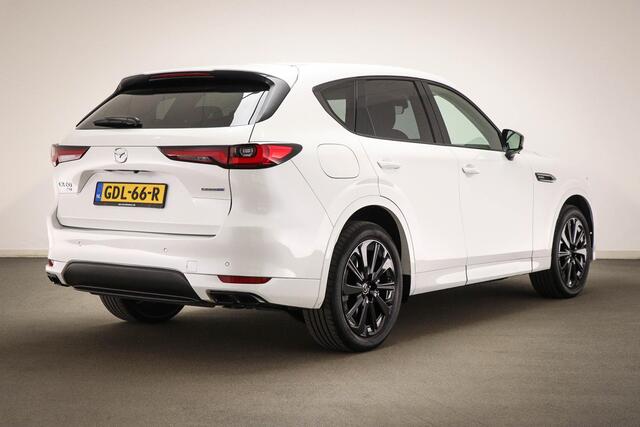 Mazda CX-60 2.5 e-SkyActiv PHEV Homura | SOH 93% | ACHTERBANKVERWARMING | STOELVENTILATIE | DRAADLOZE LADER | 360 CAMERA