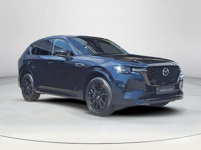 Mazda CX-60 2.5 e-SkyActiv PHEV Homura Business Edition | Tan Interieur | Draadloze apple carplay android auto | Adaptieve cruise control | Bose | 360 camera | Stoel verkoeling en verwarming | Navigatie | Dodehoeksensoren |