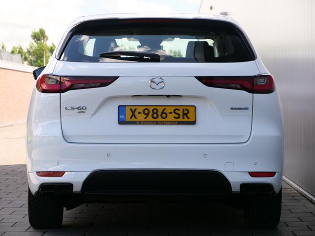 Mazda CX-60 2.5 e-SkyActiv PHEV Homura 327 Pk Automaat Navi / DAB / Leer / Apple Carplay / Camera
