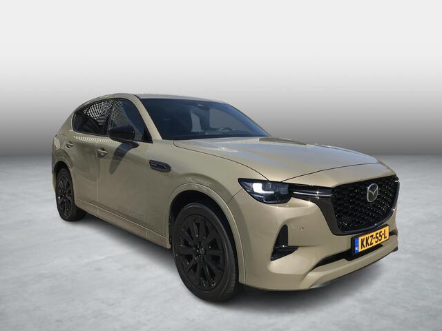 Mazda CX-60 2.5 e-SkyActiv PHEV Homura Business Edition , Demokorting ¤6.650,-, Automaat, Leder, 20 inch LMV, Alarmklasse 3, Climate, Apple Carplay, 360 Camera, HUD, Stoel/Stuurverwarming, Stoelventilatie, Navi