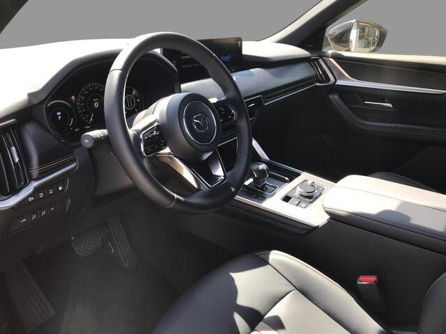 Mazda CX-60 2.5 e-SkyActiv PHEV Homura Business Edition , Demokorting ¤6.650,-, Automaat, Leder, 20 inch LMV, Alarmklasse 3, Climate, Apple Carplay, 360 Camera, HUD, Stoel/Stuurverwarming, Stoelventilatie, Navi