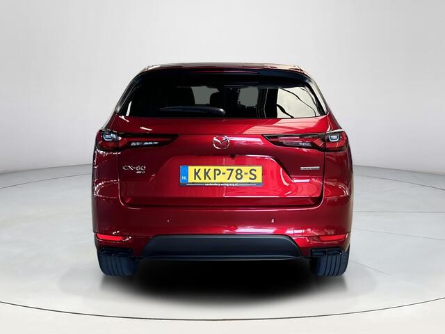 Mazda CX-60 2.5 e-SkyActiv PHEV Homura Plus Draadloze Apple Carplay Android Auto | Panoramisch schuif kanteldak | Head up display | Bose | 360 camera | Elektrische achterklep | Stoelgeheugen | Stoelkoeling/verwarming | Dodehoeksensoren | Adaptieve led koplampen | Ad