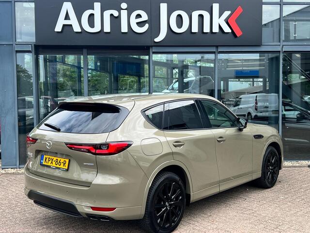 Mazda CX-60 2.5 e-SkyActiv PHEV Homura Plus AUTOMAAT | PLUG-IN HYBDRIDE | PANORAMADAK | 2500kg TREKGEWICHT | LEDER | 360gr CAMERA | MEEST LUXE UITVOERING | BIJNA NIEUW |