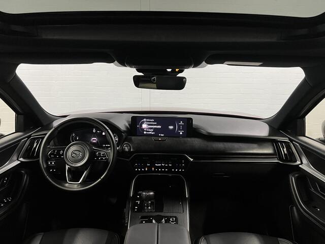 Mazda CX-60 2.5 e-SkyActiv PHEV Homura Plus Open dak | Adapt. Cruise | Stoelventilatie | Stuur-/Stoelverwarming | 360 camera | Head-up | Carplay | Bose sound | Memory