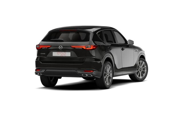 Mazda CX-60 Exclusive-Line Business Edition | 12,3-inch TFT-kleurendisplay met bediening via centrale HMI Commander, touchscreen (voor Apple CarPlay / Android Auto(TM)) of voice control | 12,3-inch digitale meterset | Achteruitrijcamera