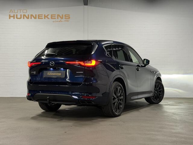 Mazda CX-60 2.5 e-SkyActiv PHEV Homura Trekhaak | Adapt. cruise | Stoelventilatie | 360 camera | Head-up | Stuur-/Stoelverwarming | Bose | Dodehoek | Achterbank verwarmd