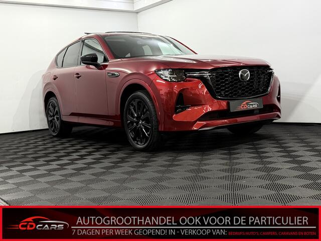 Mazda CX-60 2.5 e-SkyActiv PHEV Homura Plus Panoramadak, 360 Camera, Bose geluidsysteem, Head-up display, Memory stoelen, Elektrische achterklep, Stoelverwarming/Ventilatie, Leder, 6 jaar garantie