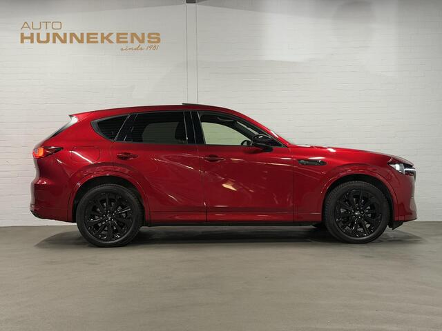 Mazda CX-60 2.5 e-SkyActiv PHEV Homura Plus Open dak | Adapt. Cruise | Stoelventilatie | Stuur-/Stoelverwarming | 360 camera | Head-up | Carplay | Bose sound | Memory