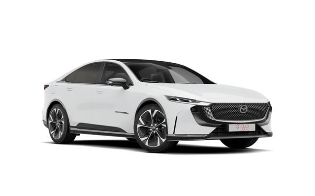 Mazda CX-6e Takumi Business Edition | Alarmsysteem | Automatisch dimmende binnenspiegel met randloos design | Draadloze Apple CarPlay en Android Auto(TM)