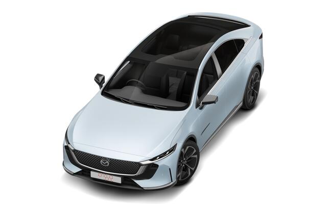 Mazda CX-6e Takumi | Alarmsysteem | Automatisch dimmende binnenspiegel met randloos design | Draadloze Apple CarPlay en Android Auto(TM)