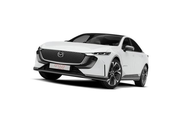 Mazda CX-6e Takumi Business Edition | Alarmsysteem | Automatisch dimmende binnenspiegel met randloos design | Draadloze Apple CarPlay en Android Auto(TM)