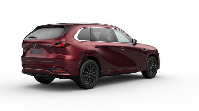 Mazda CX-80 2.5 e-SkyActiv PHEV Homura Plus / Artisan Red / Zwart Nappa leder