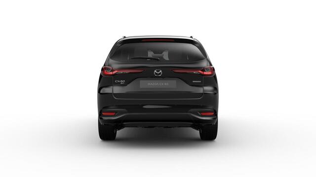 Mazda CX-80 2.5 e-SkyActiv PHEV Homura Plus / Jet Black / Zwart Nappa leder