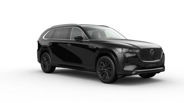 Mazda CX-80 2.5 e-SkyActiv PHEV Homura Plus / Jet Black / Zwart Nappa leder