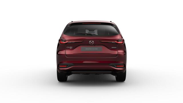 Mazda CX-80 Homura Plus | 12,3-inch TFT-kleurendisplay met bediening via centrale HMI Commander, touchscreen (voor Apple CarPlay / Android Auto(TM)) of voice control | 12,3-inch digitale meterset | 20-inch lichtmetalen velgen, Black