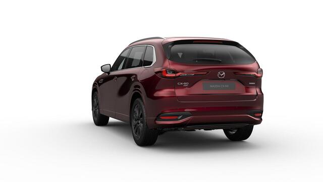 Mazda CX-80 Homura | 12,3-inch TFT-kleurendisplay met bediening via centrale HMI Commander, touchscreen (voor Apple CarPlay / Android Auto(TM)) of voice control | 12,3-inch digitale meterset | 20-inch lichtmetalen velgen, Black