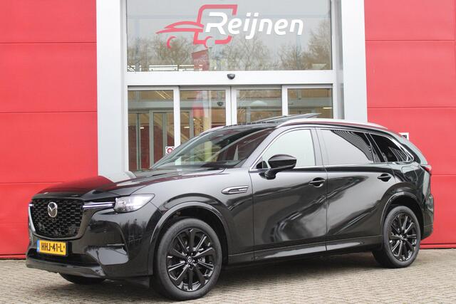 Mazda CX-80 2.5 e-SkyActiv 328PK PHEV HOMURA PLUS | 7-PERSOONS! | NIEUWE AUTO! | DRIVER PERSONALIZATION SYSTEM (GEZICHTSHERKENNING) | ELEKTRISCH BEDIENBARE VOORSTOELEN | FULL LEDEREN BEKLEDING | ADAPTIVE CRUISE CONTROL | 20" LICHTMETALEN VELGEN BLACK | 360° CAMERA |