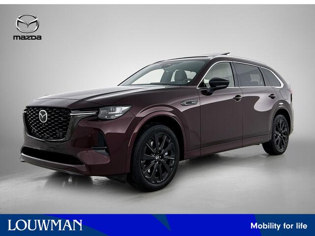 Mazda CX-80 2.5 e-SkyActiv PHEV Homura Plus | 7-Persoons | Ook Leverbaar in Jet Black |