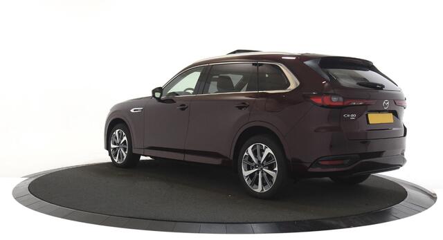 Mazda CX-80 2.5 e-SkyActiv PHEV Takumi Plus 6p. Leer / Lage km stand / 360 Camera