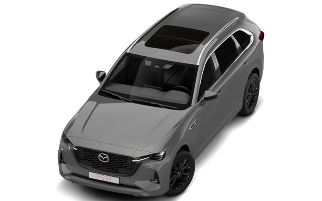 Mazda CX-80 Homura Plus - Tan Nappa Leder Captain Seat Pack | 12,3-inch TFT-kleurendisplay met bediening via centrale HMI Commander, touchscreen (voor Apple CarPlay / Android Auto(TM)) of voice control | 12,3-inch digitale meterset | 20-inch lichtmetalen velgen, Blac