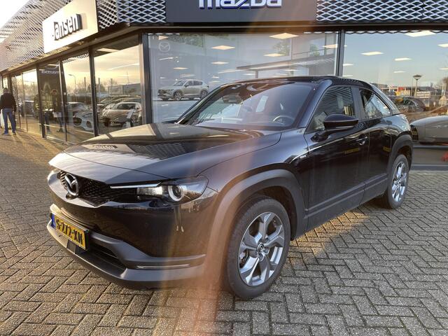 Mazda MX-30 e-SkyActiv EV 145 Exclusive-line , Automaat, Adap. Cruise, PDC, Camera, Stoelverwarming, Stuurverwarming, Navi, Airco, Apple Carplay, HUD, LMV 18 Inch
