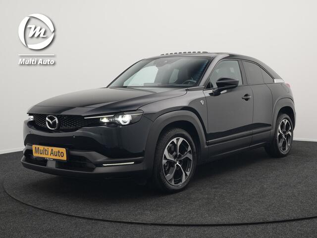 Mazda MX-30 e-SkyActiv R-EV 170 Makoto Plug In Hybrid PHEV | Schuifdak | Adaptive Cruise | 360 Camera | Head Up | BOSE Sound | Keyless | Apple Carplay | Sportstoelen Verwarmd | 18 " L.M |